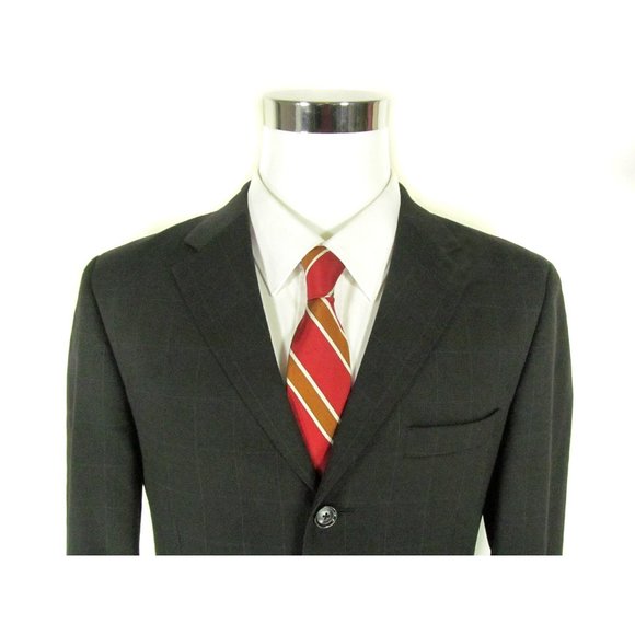 Paulo Solari Men's Blazer 41L Black 4 Button - Picture 2 of 8